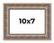 Photo Size Ornate Gold Picture Frame - UV Acrylic, Foam Board Backing, Hanging Hardware